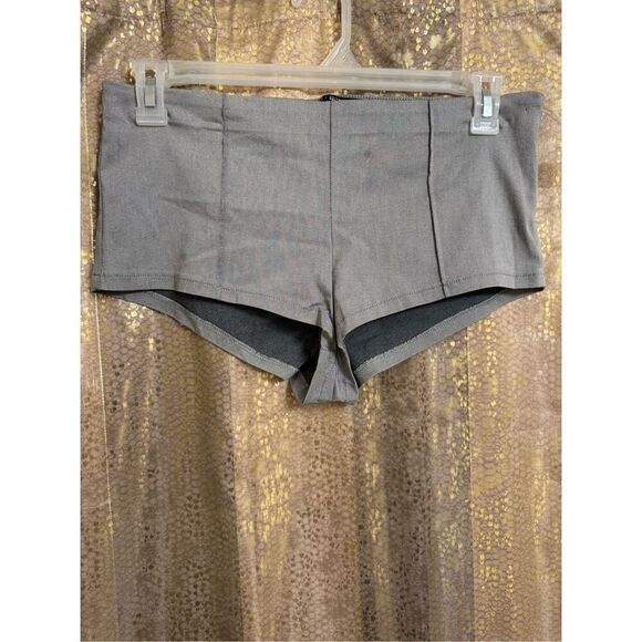 Urban Outfitters Silence + Noise Gray Sabrina Micro Stretch Booty Shorts Large - Picture 1 of 8